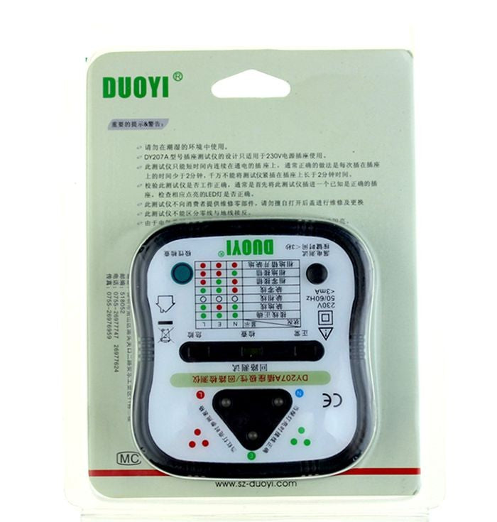 DiLog DL1090 13A Electrical Socket Tester (w/Buzzer)