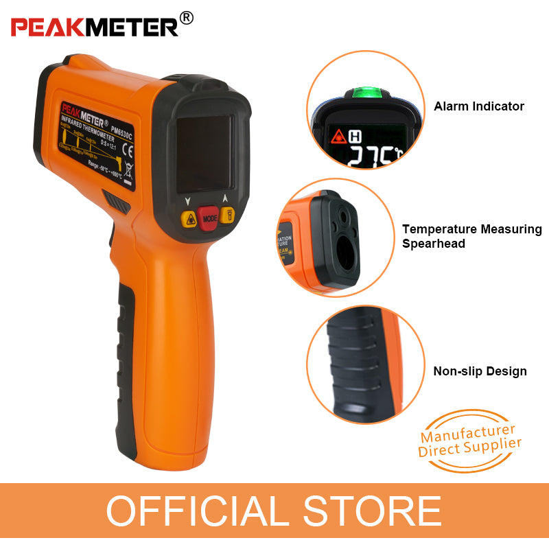 Thermomètre infrarouge professionnel avec bluetooth et pointeur laser -  Outils de mesure - Achat & prix