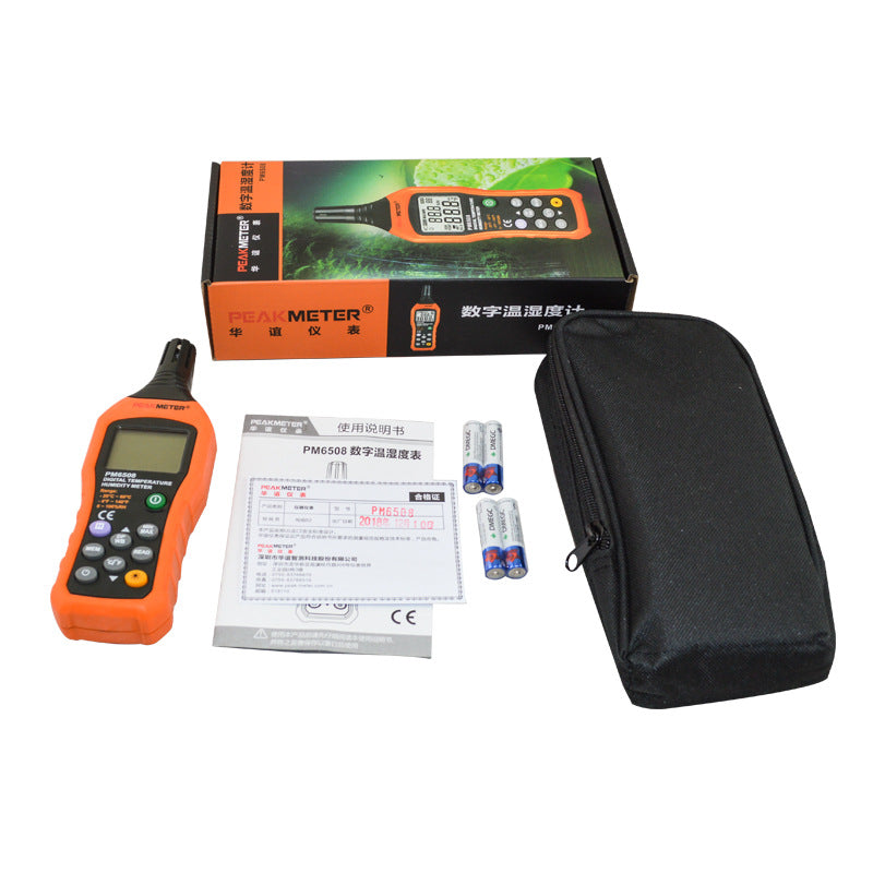 PEAKMETER PM6508 Digital Temperature Humidity meter – Meterport