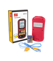 Benetech GM1312 Digital Thermocouple thermometer J/K/T/E/N/R types 2-channels - Meterport