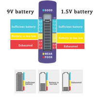 DLJ0012 Digital Battery voltage tester - Meterport