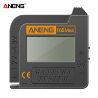Digital Universal Battery Capacity Tester covers 1.2V to 9V DC - Meterport