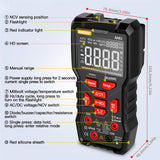 9999 Counts True-RMS Digital Multimeter AN82 - Meterport