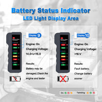 YAWOA BM310 12V  car battery tester copper clip version - Meterport