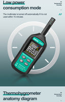 Digital Handheld Temperature Humidity Meter GN401 - Meterport