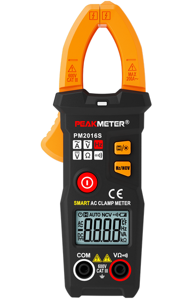 PEAKMETER PM2016S Digital Clamp Meter AC 200A - Meterport