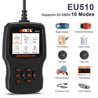 Ancel EU510 OBDII/EOBD CAN Code Reader - Meterport