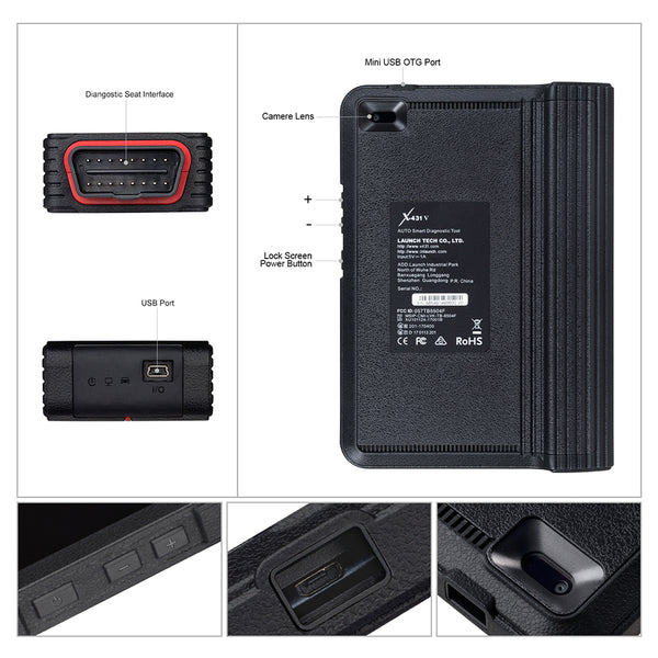 Launch X431 V 8 inch WiFi Bluetooth OBD2 Auto Scanner – Meterport