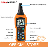 PEAKMETER PM6508 Digital Temperature Humidity  meter - Meterport