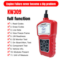 KONNWEI KW309  OBDII  EOBD CAN Car Code Reader - Meterport
