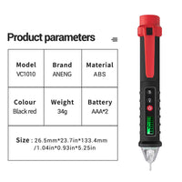 Non-contact AC voltage detector VC1010 - Meterport