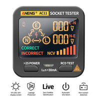 ANENG AC11 Digital Smart Socket Tester US/UK/EU/AU Plug